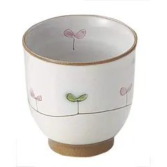 美濃焼 ふたば 湯呑 赤 k21209 0