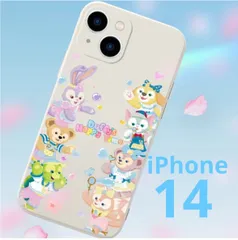 iPhone14  携帯ケース　iPhoneケース　スマホケース　Disney ディズニー　ダッフィー&フレンズ　シャボン玉　ダッフィー　シェリーメイ　リーナベル　ステラ・ルー　ジェラトーニ　クッキーアン　オル・メル