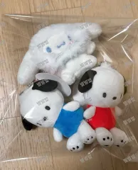 ポチャッコ ぬいぐるみキーホルダー 2個セット + おまけ付き(※メルカリshop取引では対象外) シナモロール ぬいぐるみ