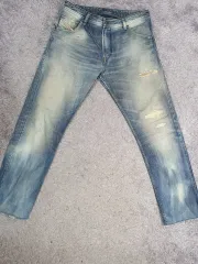 DIESEL デニム krayver ダメージ ウォッシュ デニム パンツ 33