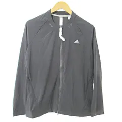 アディダス adidas タグ付き HEAT. RDY フルジップクルーネックジャケット ナイロン ストレッチ スポーツウエア OT 黒 0821