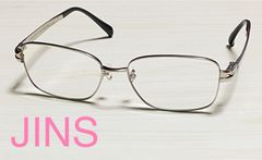 JINS ジンズ Rim Titanium メガネ 眼鏡 シルバー ハーフリム - メルカリ