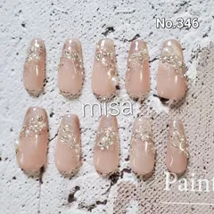 オーダー　ニュアンスネイル　ミラー　マグネット　ビジュー　ネイルチップ　ジェルネイル　カラー変更無料