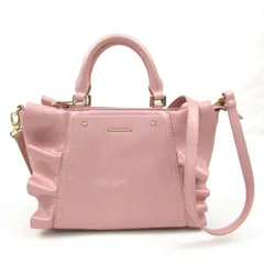 サマンサベガ フリル ハンドバッグ ショルダーバッグ 2way 鞄 ブランド レディース ピンク Samantha Vega 【中古】