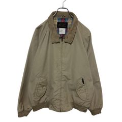 Eddie Bauer 90s 韓国製 襟レザースイングトップ 中綿ジャケット 