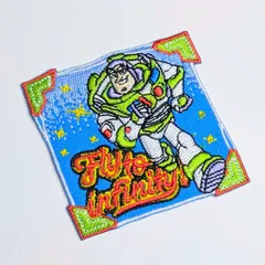 送料無料！ ★刺繍アイロンワッペン★【 Toy Story ( トイストーリー ) 】 バズライトイヤー  / Buzz Lightyear〚アメリカン雑貨 アメトイ〛