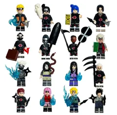 レゴ 互換 NARUTO ナルト ミニフィグ 大量１６体 Aパターン 武器防具付
