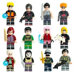 レゴ 互換 NARUTO ナルト ミニフィグ 大量12体 武器防具付
