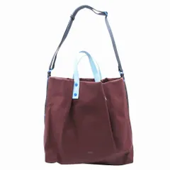 カンペール CAMPER UZO 2way トート ショルダー バッグ A4対応 カバン 鞄 茶 ブラウン レディース ur343 【中古】