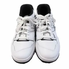 New Balance ニューバランス BB550HA1 スニーカー シューズ ホワイト ブラック サイズ24cm メンズ 【中古】