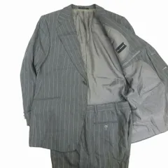 ARMANI COLLEZIONI アルマーニコレツォーニ HOLT RENFREW スーツセットアップ ストライプ柄 サイズS グレー メンズ 【中古】