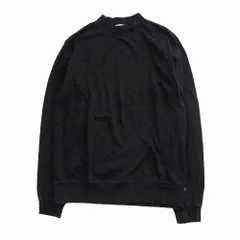ANTICIPO アンティーチポ 20S FIANO LUNGO smooth モックネック Tシャツ ロングスリーブ 長袖 ブラック サイズM メンズ 【中古】