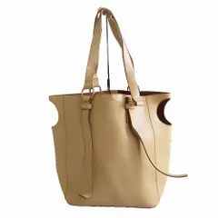 CHARLES & KEITH チャールズ＆キース フェイクレザー トートバッグ ベージュ レディース 【中古】