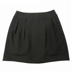 フォクシー FOXEY NEW YORK ミニ スカート タック ストレッチ ボトムス 30886 40 M ダークブラウン レディース ur4 【中古】