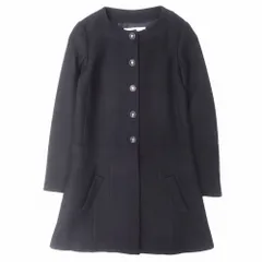 美品✨Chloe ロングコート シルク混 ウール Aライン 40サイズ 黒 美品✨Chloe ロングコート シルク混 ウール Aライン 40サイズ 黒 SEE BY