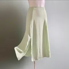 USA ヴィンテージ アメリカ スカート ミディ グリーン 90s ビンテージ