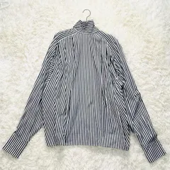 MATTHEW ADAMS DOLAN マシュー アダムス ドーラン Pleat Front ブラウス ストライプ バッグリボン ストライプ ボウタイ ドルマン 2020SS オーバーサイズ ITALY イタリアのサムネイル