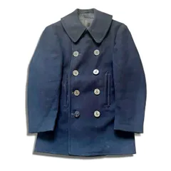40s ヴィンテージ ウールコート 米軍 ミリタリージャケット 10ボタン 珍のサムネイル