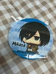 進撃の巨人 ミカサ 缶バッジ 未開封品