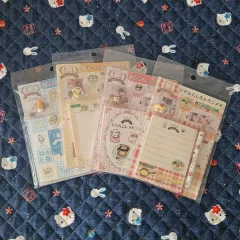 (未開封) 古典 サンエックス にゃんこ にゃんにゃんこ ミニ メモ帳 セット