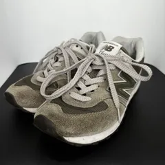 New Balance classic ニューバランス クラシック 574 スニーカー シューズ 靴 スエード ML574EGO 23cm カーキ オリーブ レディース