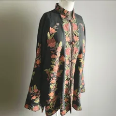 .USA ヴィンテージ チャイナシャツ 刺繍 マンダリン アメリカ ビンテージ