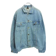 90年代 Lee リー NEW RID JACK デニムジャケット ライトブルー(メンズ L)中古 古着 U9296