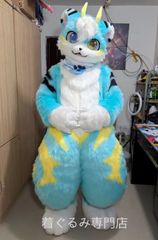 ハンドメイド リアル 虎 着ぐるみ ケモノ マスク コスプレ 一式 - メルカリ
