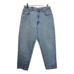90年代 USA製 Levi's リーバイス 560 デニムパンツ ブルー(メンズ W34 L30)中古 古着 U9773