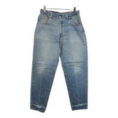 90年代 USA製 Levi's リーバイス 560 デニムパンツ ブルー(メンズ W34 L32)中古 古着 U9775
