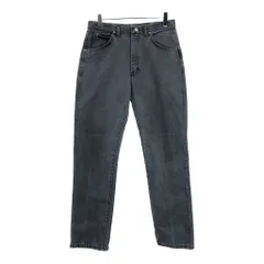 80年代 USA製 Wrangler ラングラー デニムパンツ ブラック(メンズ W34 L32)中古 古着 U9926