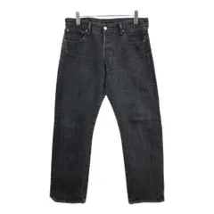 Levi's リーバイス 501 デニムパンツ ブラック(メンズ W34 L32)中古 古着 U9963