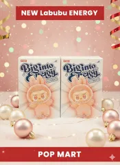 ⭐️【正規品・未開封】ラブブ LABUBU THE MONSTERS Big into Energy 2ピースぬいぐるみセット♡ ポップマート エナジー キャラクター モンスター完全未開封の2ピースです♪