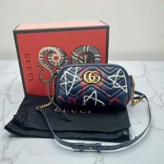 ⭐️美品⭐️ グッチ GGマーモント ゴースト チェーン ショルダーバッグ