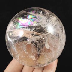 癒し系⭐︎極上品質⭐︎アイリスピンククォーツ アゼツライトスフィア　丸玉 癒し系⭐︎極上品質⭐︎アイリスピンククォーツ アゼツライトスフィア