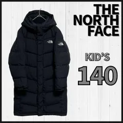 THE NORTH FACE　ロングダウンジャケット　キッズ140　ベンチコート　アウター　ロングコート　ブラック