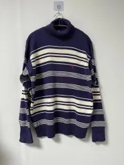 POLO RALPH LAUREN(ポロラルフローレン) 90s ストライプ タートルネック ニット