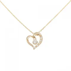 4゜C ハート ダイヤモンド ネックレス