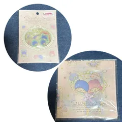 サンリオ リトルツインスターズ キキララ フレームデザインシリーズ2点セット まとめ売り シールセット・ハンカチ 2024