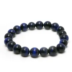 ブルータイガーアイ【丸玉】10mm 数珠 天然石 ブレスレット パワーストーン ブレス お守り 選べるサイズ