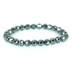 テラヘルツ【カット】8mm 数珠 天然石 ブレスレット パワーストーン ブレス お守り 選べるサイズ