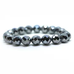 テラヘルツ【カット】10mm 数珠 天然石 ブレスレット パワーストーン ブレス お守り 選べるサイズ