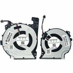 QUETTERLEE 交換用ノートパソコンCPU + GPU冷却ファン HP Pavilion 15-CX 15-CX0068tx 15-CX0058wm 15-CX0020nr 15-CX0030nr 15-CX0045nr 15-CX0049 TPN-C
