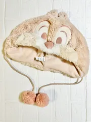 チップとデール　ファンキャップ　ファー　帽子　ピンク