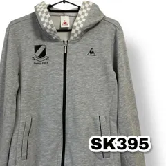 le cop sportif (ルコックスポルティフ) ジップアップパーカー グレー色 Lサイズ レディーストップス　管理SK395