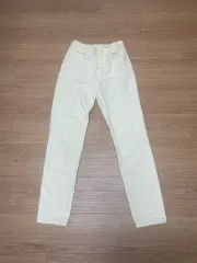 COS コス ストレート アンクル ジーン レモン アイボリー 24インチ