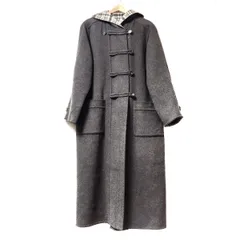 Lois CRAYON(ロイスクレヨン) コート サイズM レディース - ダークブラウン×ライトブラウン×マルチ 長袖/チェック柄/リバーシブル/秋/冬