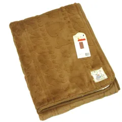 スヌーピー敷きパッド シングル 西川 ブラウン