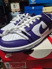 ナイキ ダンク ロー レトロ パープル 白