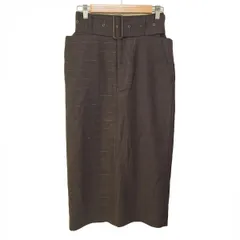 Rito(rito structure)(リト) ロングスカート サイズ38 M レディース美品  - ダークブラウン×黒×マルチ チェック柄